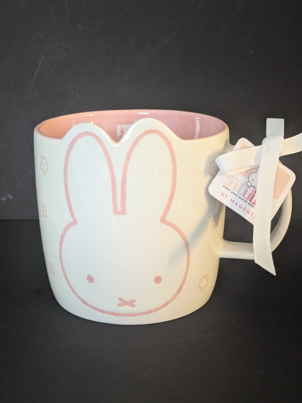 Cute Pink Bunny Ceramic Mug by Miffy